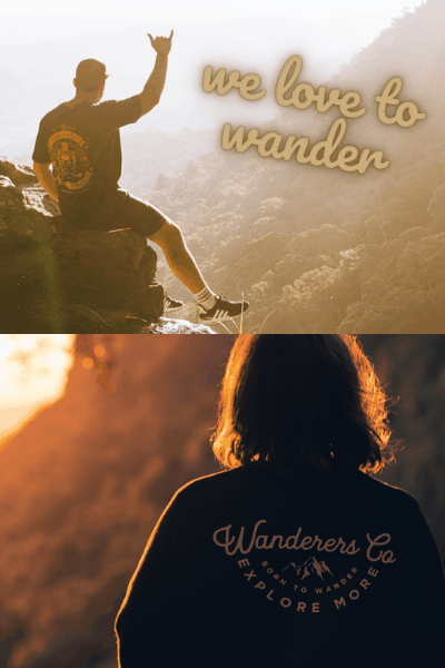 🌴 WE LOVE TO WANDER 🌴 - A taste of true blue in every tee.