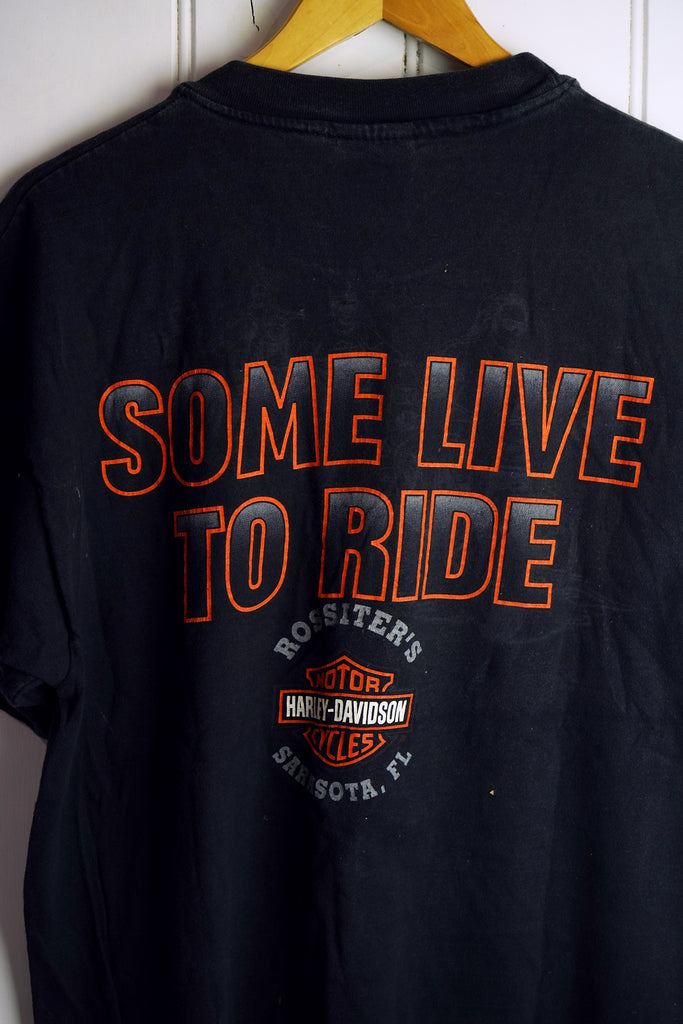 Vintage Harley - Some Ride Black Tee - Large