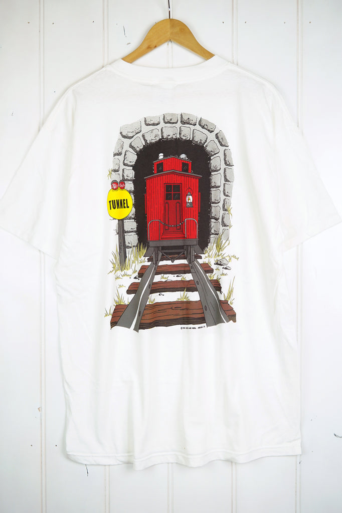 Vintage Pop Culture - Train White Tee - XLarge