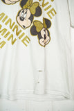 Vintage Cartoon -  Minnie Glitter Tee - Large