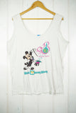 Vintage Cartoon - Disney World Singlet - Large