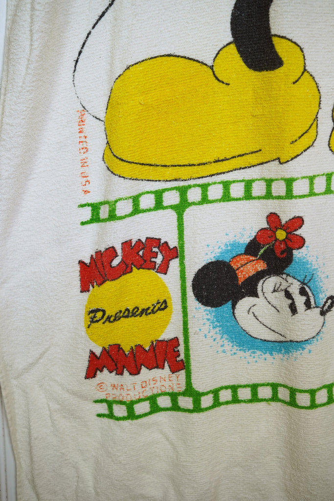 Vintage Towel - Mickey Presents Minnie