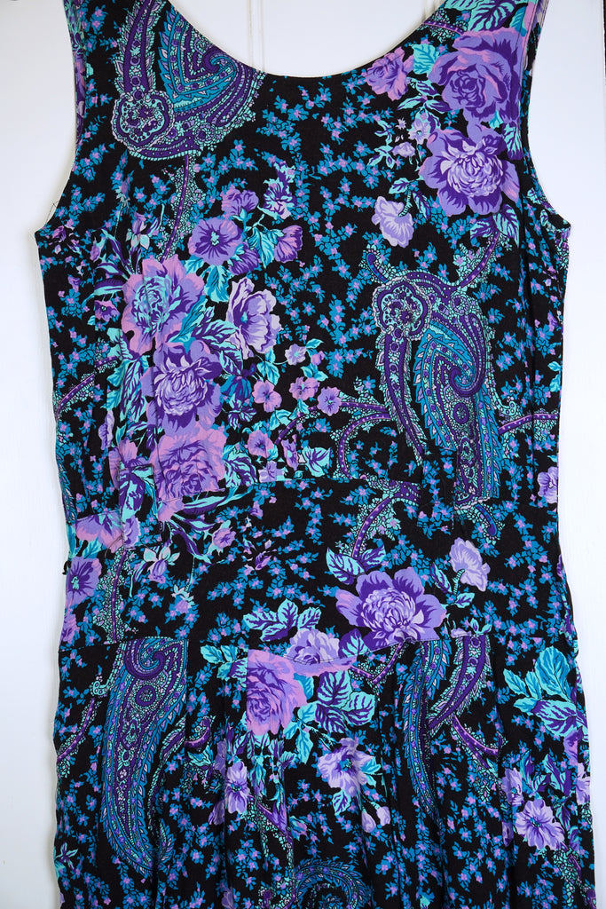 Vintage Dress - Roberts - Small