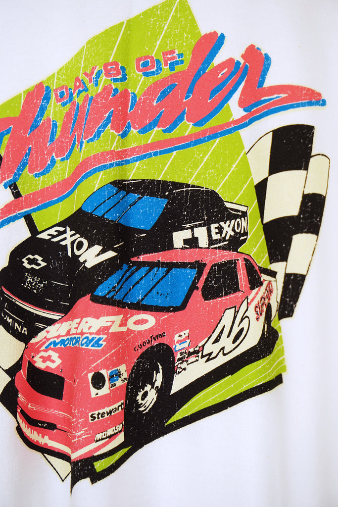 Days of Thunder White Sweatshirt