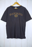 Vintage College - Harvard Faded Navy Tee - Large