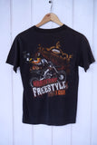 Vintage Bike - Freestyle Black Tee - Small