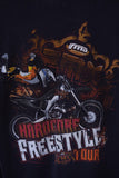 Vintage Bike - Freestyle Black Tee - Small