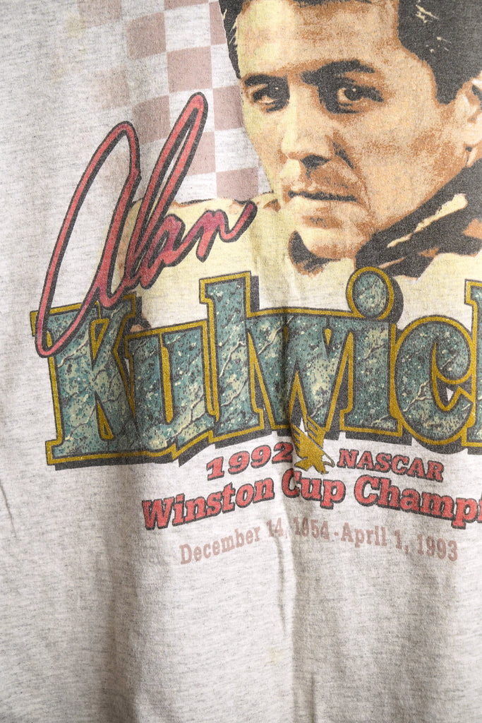 Vintage Nascar - 1992 Alan Kulwicki Grey Tee - Medium