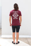 Time & Tide Tee - Burgundy