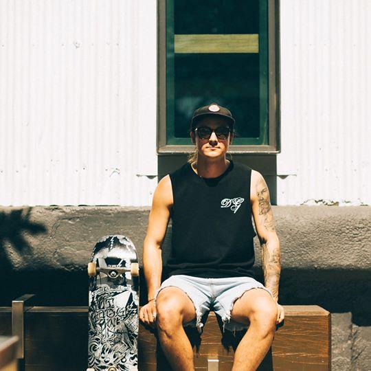 David & Goliath Clothing Co - David & Goliath 'Rose - Black' Muscle Tee - T-Shirt - Stock & Supply Stores