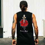 David & Goliath 'Rose - Black' Muscle Tee
