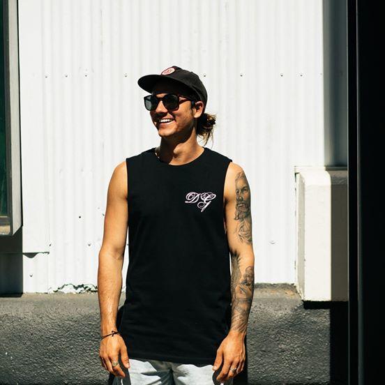 David & Goliath Clothing Co - David & Goliath 'Rose - Black' Muscle Tee - T-Shirt - Stock & Supply Stores