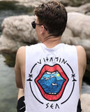 David & Goliath 'Vitamin Sea - White' Muscle Tee
