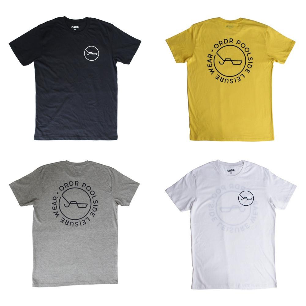 Ordr Co - ORDR CO 'Poolside Leisure - White' Tee - T-Shirt - Stock & Supply Stores