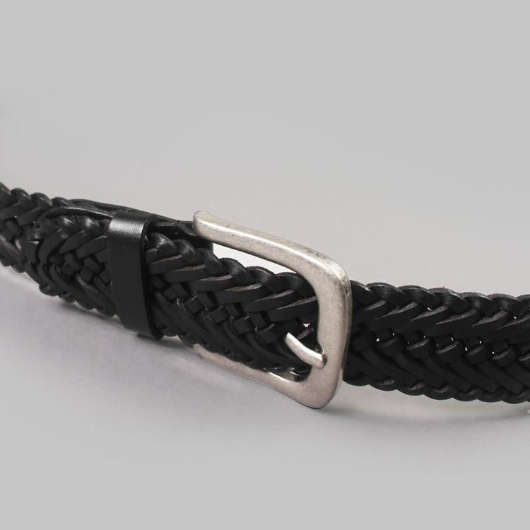 West Texas 'Braided - Black' Belt