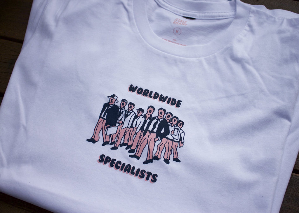 Stale Brand 'Worldwide Specialists - White' Tee