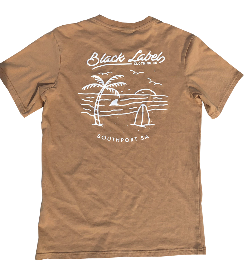 BLCC - BLCC 'Island Time - Tan' Tee - T-Shirt - Stock & Supply Stores