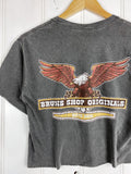 Originals Eagle Faded Black Cropped Tee