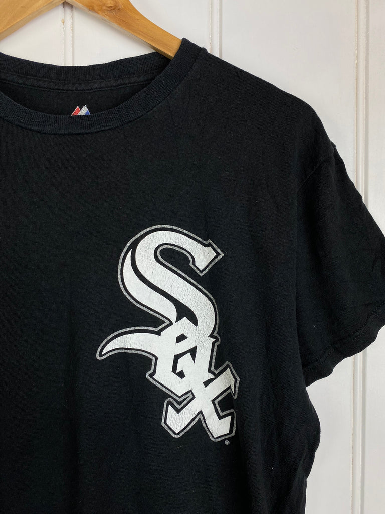 Preloved Sports - White Sox White Rios Black Tee - Medium