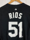Preloved Sports - White Sox White Rios Black Tee - Medium