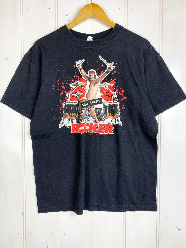 Preloved Pop Culture - Rocker Black Tee - Large