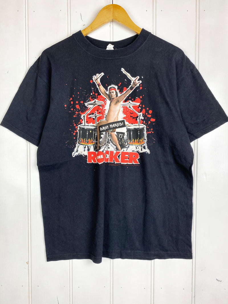 Preloved Pop Culture - Rocker Black Tee - Large