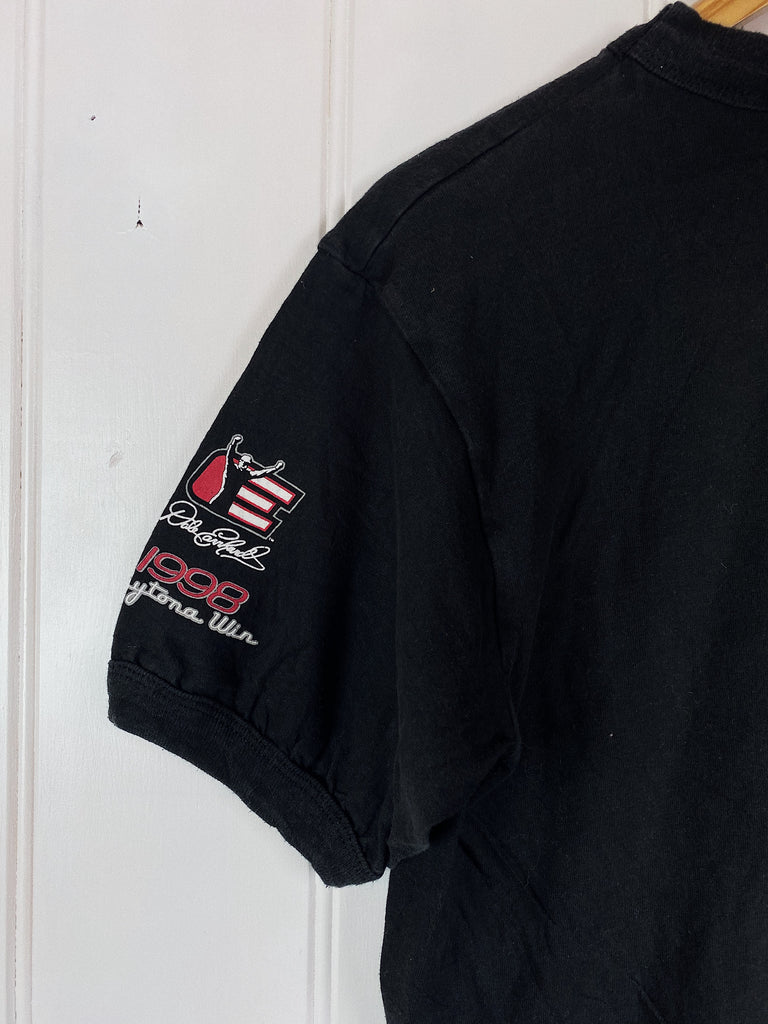 Vintage Nascar - Continue The Legend Black Ringer Tee - Medium