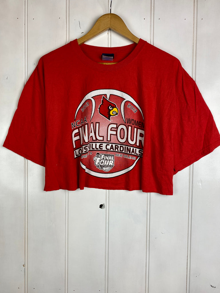 Preloved Sports - Cardinals Red Cropped Tee - XLarge