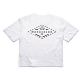Diamond Crop - White