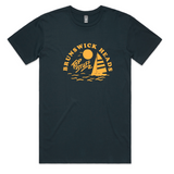 Top Stuff Brunswick Heads Indigo / Yellow Mens Tee