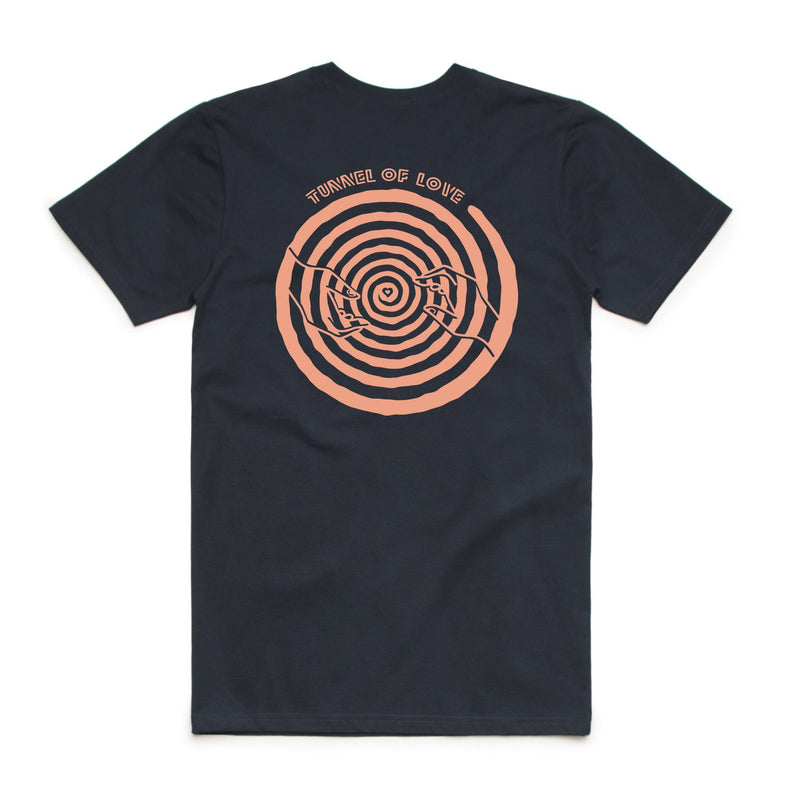 Stale Brand 'Tunnel of Love - Navy' Tee