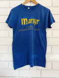 Vintage Tourist Tee - Martyr Blue Tee - Small