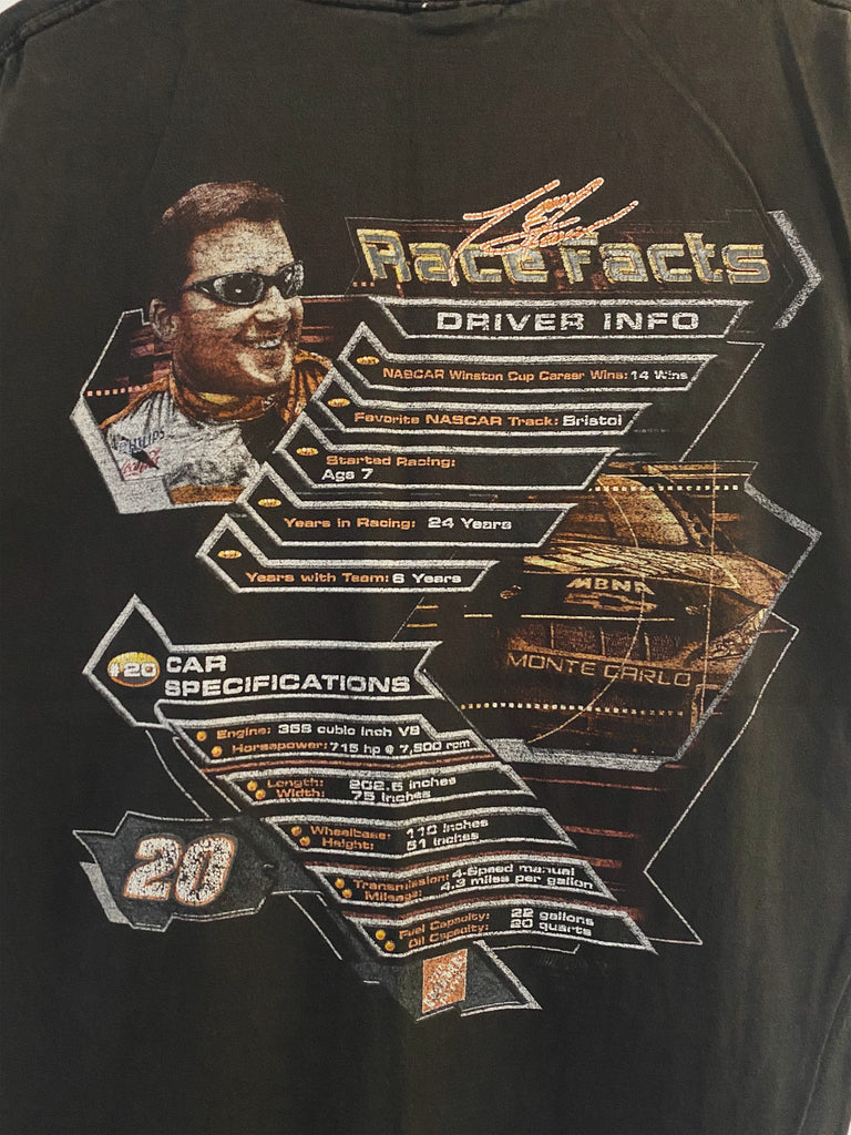 Vintage Nascar - Tony Stewart Faded Black Tee - Large