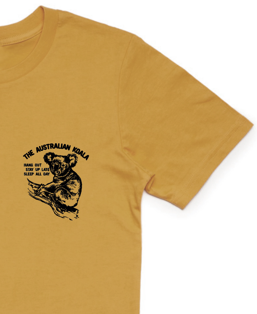 Koala Tee - Mustard