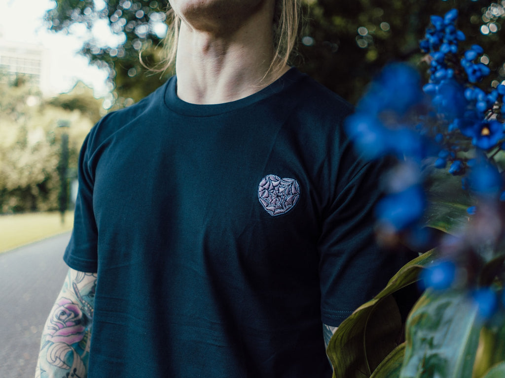 Bolderlines Apparel - Bolderlines Apparel 'Caught in a Web - Navy' Tee - T-Shirt - Stock & Supply Stores