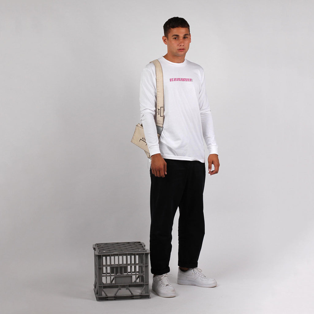 Ordr Co 'Karaoke - White' Longsleeve Tee