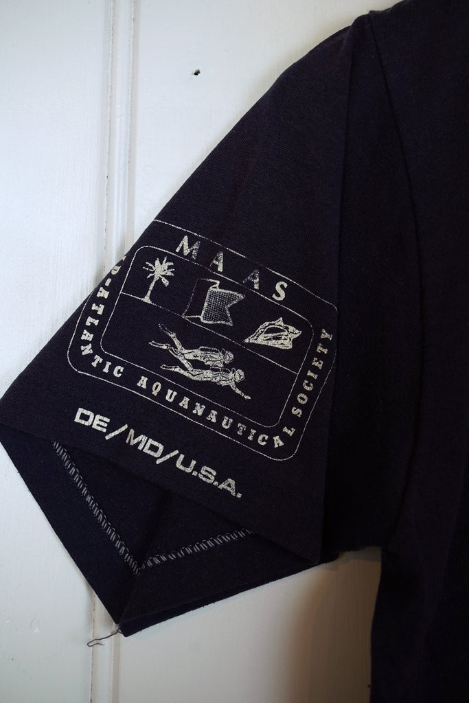 Vintage Tourist - Aquanautical Navy Tee - XSmall