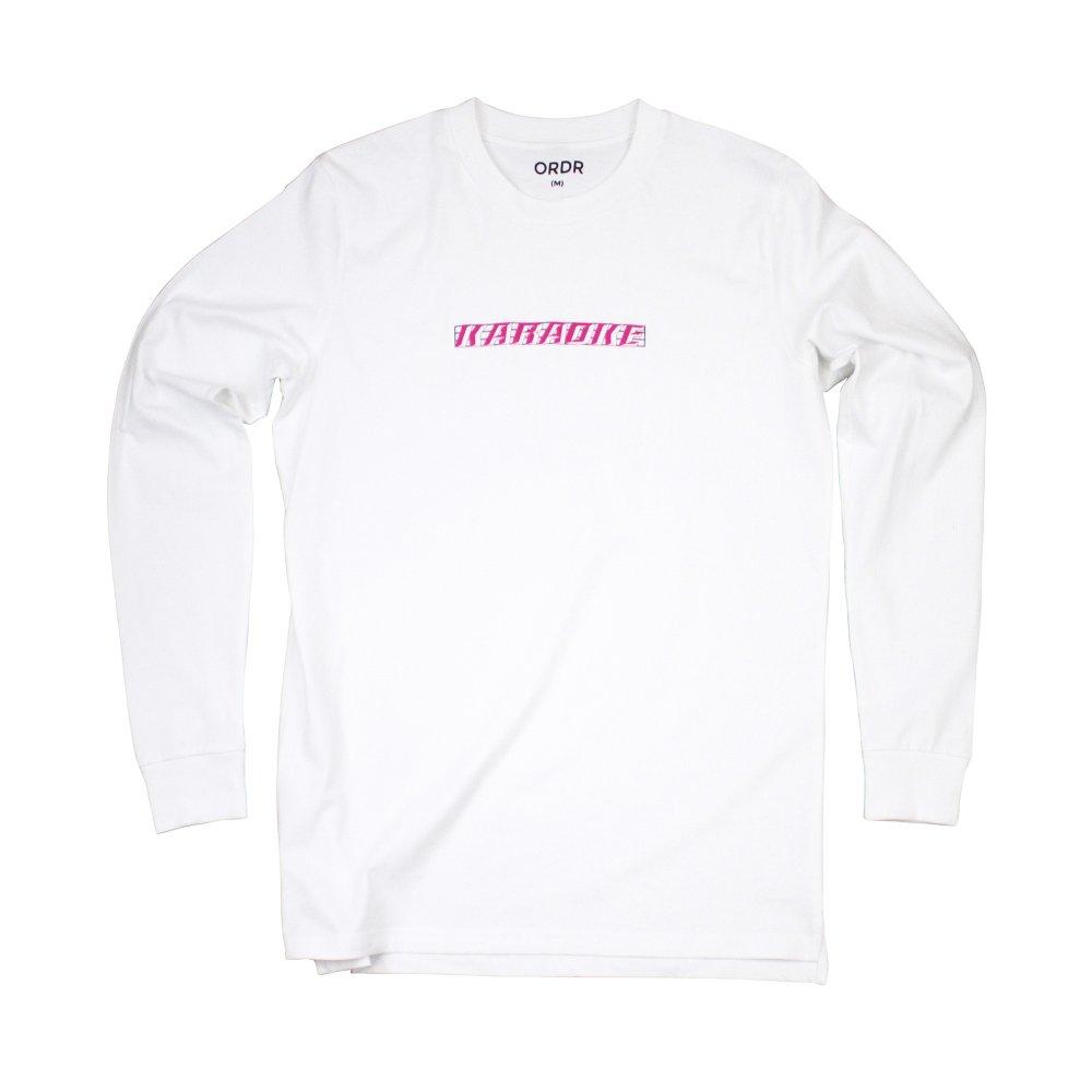 Ordr Co 'Karaoke - White' Longsleeve Tee
