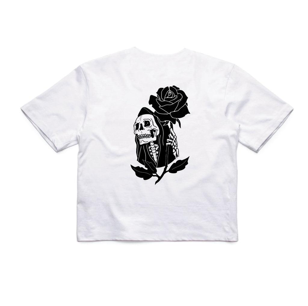 In Bloom - In Bloom 'Reaper - White' Crop - Women's Top - Stock & Supply Stores