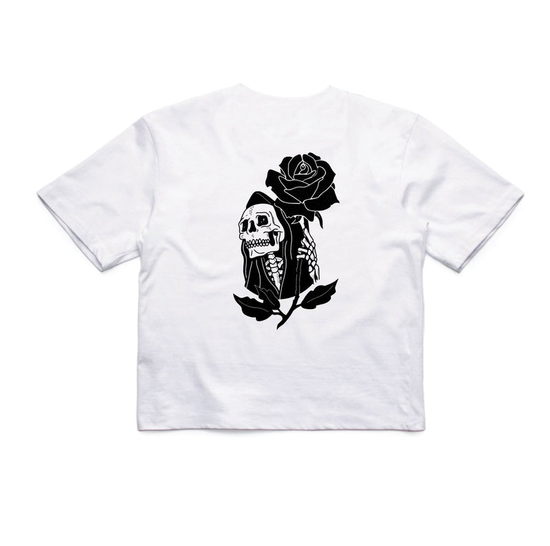 In Bloom - In Bloom 'Reaper - White' Crop - Women's Top - Stock & Supply Stores