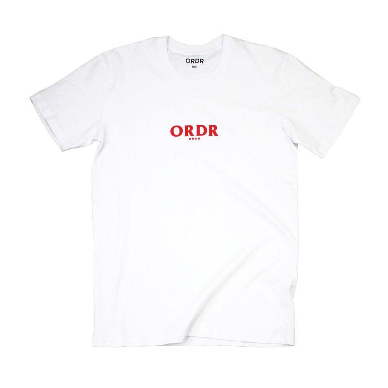 Ordr Co 'Script - White' Tee