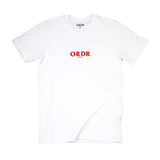 Ordr Co 'Script - White' Tee