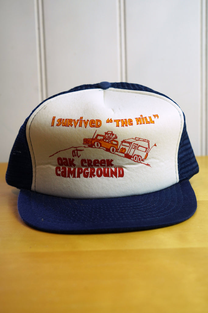 Vintage Cap - The Hill Blue Trucker Hat