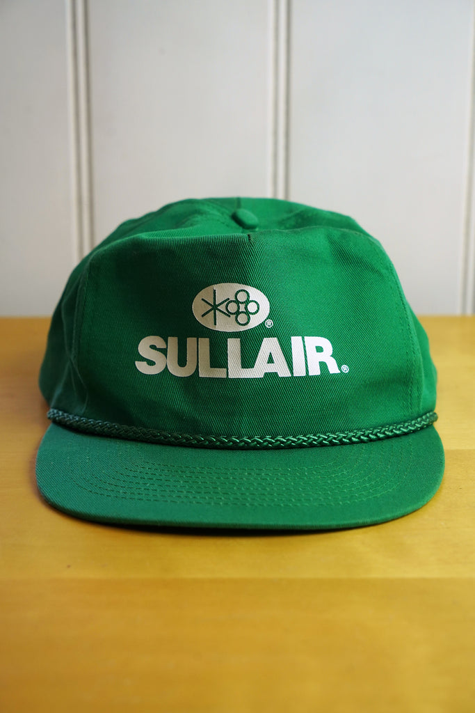 Vintage Cap - Sullair Green 90s Snapback Hat
