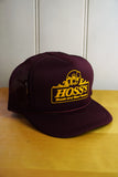 Vintage Cap - Hoss's Burgundy Trucker Hat