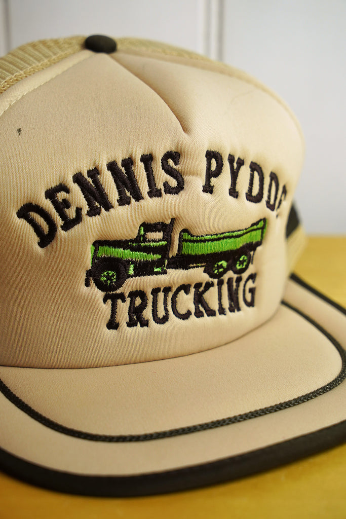 Vintage Cap - Dennis Beige Trucker Hat