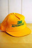 Vintage Cap - 3M Automotive Yellow Trucker Hat