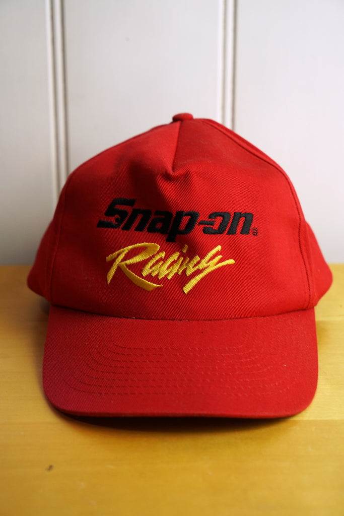 Vintage Cap - Snap On Red 90s Snapback Hat