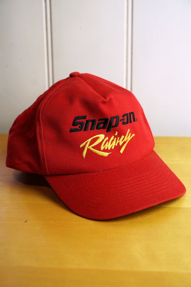 Vintage Cap - Snap On Red 90s Snapback Hat