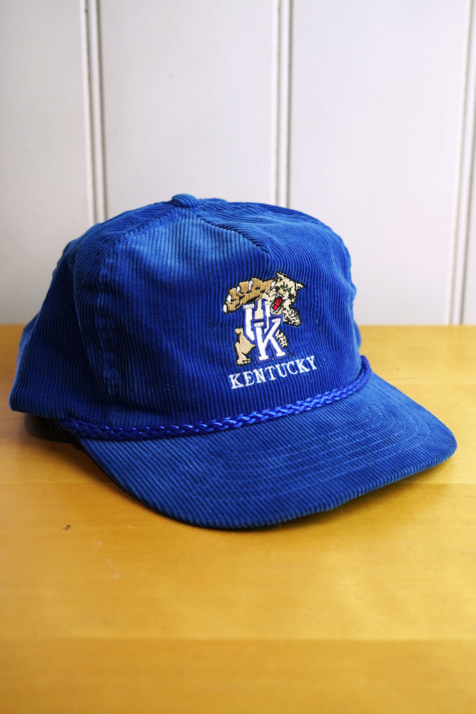 Vintage Cap - UK Wildcats Blue Corduroy Snapback Hat